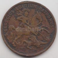 ~1900. Szent György Br érem (7.57g/28.4mm) T:2-,3 ph