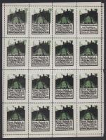 1914 Német, Osztrák és Magyar Méhészek Vándorgyűlése és Kiállítása, Pozsony teljes ív zöld színben