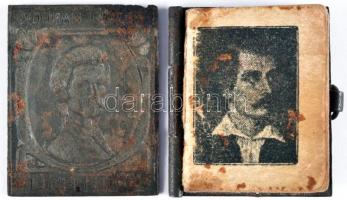 Minikönyv: Cca 1910 Petőfi Sándor: Nemzeti dal. A jó öreg kocsmáros. Pató Pál úr. Fém borítású, szétesett állapotban