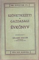 1913 Szövetkezeti és gazdasági évkönyv