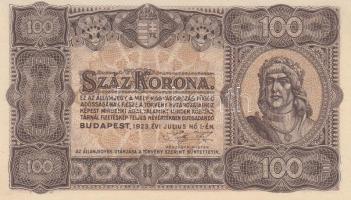 1923. 100K T.W. nyomdahely jelöléssel T:I