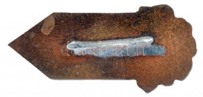 1963. "V. Országos Találkozó - Spartacus" tűzzománcozott jelvény T:2(tű letört)