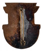 ~1950-es évek "SPARTACUS II. Országos Találkozó" tűzzománcozott Br jelvény T:1-