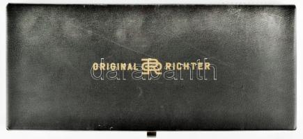 Cca 1950 Hiánytalan Original Richter körzőkészlet, 29×13 cm / complete set of calipers