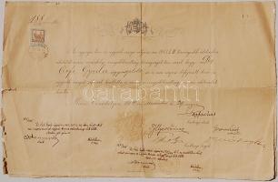 1914 ügyvédi oklevél