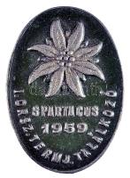 1959. "I. Országos Termj. Találkozó - Spartacus 1959" tombak jelvény T:2