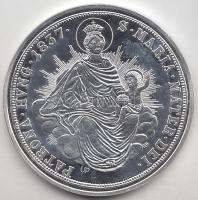 Magyar tallérok utánveretben "V. Ferdinánd Tallérja 1837." Ag (0,999) 20g T:PP Tanúsítvánn...