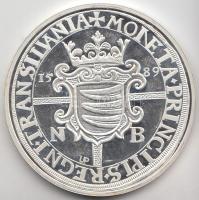 Magyar tallérok utánveretben "Báthory Zsigmond Tallérja 1589." Ag (0,999) 20g T:PP Tanúsít...
