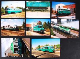 cca 1980 7db színes fotó HÉV-szerelvényekről, 9x13-10x15cm