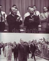 1966 A Magyar Népköztársaság párt és kormányküldöttségének látogatása az NDK ban progandacélokra kiadott fotóalbum rengeteg hivatalos fényképpel