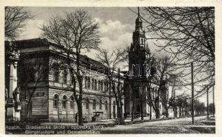 Apatin school, vissza So. Stpl (EB)