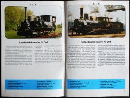 cca 1980 Eisenbahn - Nostalgie in Ungarn. Német nyelvű vasúttörténeti füzet sok fotóval / 
Illustrat...