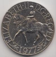 Nagy-Britannia 1977. 25P "II. Erzsébet királynő megkoronázásának 40. évfordulója" tanúsítvánnyal T:1 Great Britain 1977. 25 New Pence "Silver Jubilee of Reign" C:UNC