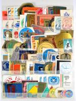 195db reklámbélyeg és reklámcímke albumlapon