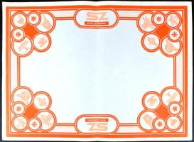 cca 1970 Szabadság Hotel, retró tányéralátét, 28x38cm