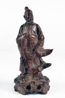 Faragott japán nemes, jelzés nélkül,  m:14 cm