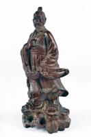 Faragott japán nemes, jelzés nélkül,  m:14 cm