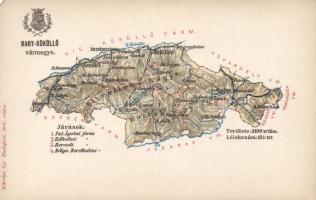 Nagy-Küküllő county map (EM)