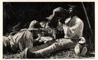 Déli pihenő, Csík megye, Erdély, folklór / transylvanian folklore