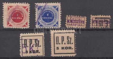 1914 Gáz- és fűtésszerelők Védelmi Alapja 6 klf segélybélyeg