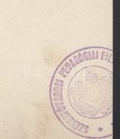 cca 1930 Jermy László: Repülőgép motor; vintage fotó, jelzetlen, a szerző hagyatékából; 16x18 cm