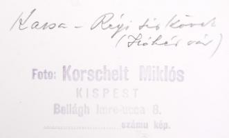 cca 1940 Korschelt Miklós (1900-1982): 5 db kassai városkép; vintage fotók, pecsételve, feliratozva,...