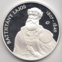2007. 5000Ft Ag "Batthyány Lajos" T:PP Tanúsítvánnyal!