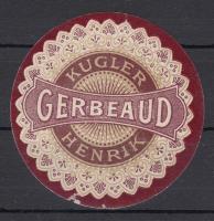 Kugler Henrik- Gerbeaud pecsétbélyege
