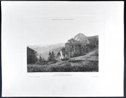 1900-1910 Az Erdélyi Kárpát Egyesület 10 db fénnyomat / Transylvanian Carpathian Association 10 heli...