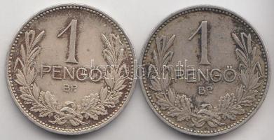 1939. 1P Ag (2x) T:2-,3