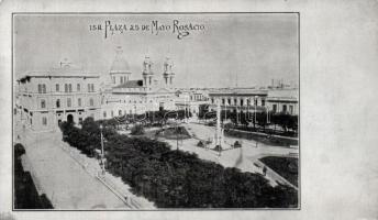 Rosario Plaza 25 de Mayo, metal card