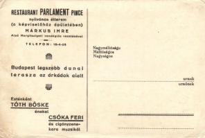 Budapest V. Márkus Imre Parlament Pincéje, belső (fa)