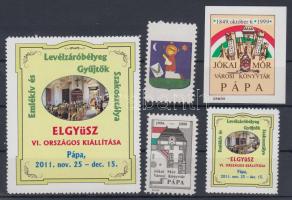 2011 ELGYÜSZ 5 db levélzáró