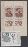 1913 Nemzetközi és rendszerközi gyorsíró kongresszus Budapest emlék kisív + az erről készített Tollnokdíj