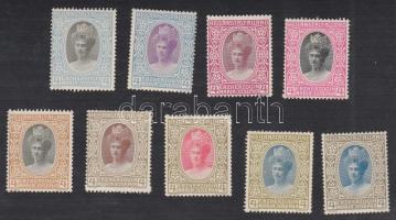 9 db osztrák levélzáró