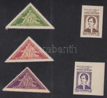 1925-1927 5 db klf levélzáró Petőfi + Jókai