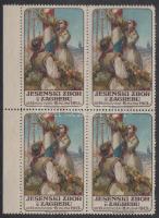 1913 Horvát levélzáró négyestömb