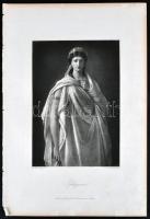1864 Iphigenia és Oresztész. 2db acélmetszet, Brockhaus + Wilhelm von Oranien, acélmetszet, megjelen...