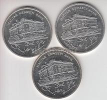 1992. 200Ft Ag "MNB" (3x) T:2