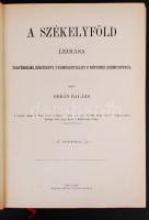 Orbán Balázs: Székelyföld leírása. Az 1868-as hasonmás kiadása 1982-ben. Helikon, eredeti papír dobo...