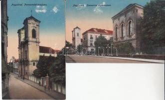 Nagyvárad - Premontrei templom és főgimnázium / 2 postcards