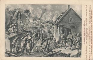 '44. számú csataképes kártya', Dobrova elfoglalása / WWI Hungarian soldiers, occupation of Dobrova