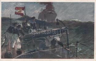 K.u.K. navy, 'Hochseetorpedoboote auf Vorposten' s: Harry Heusser(fa)