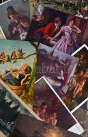 18 db vegyes, régi motívumlap / 18 mixed topic postcards