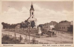 Balatonkenese, Katolikus templom, hősök szobra