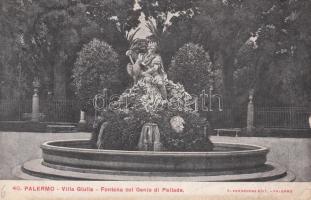 Palermo Villa Giulia, Fontana col Genio di Pallade (EK)