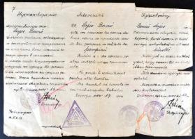 1944 Szovjet megszálló hatóság által kiállított igazolvány