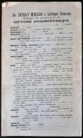 Dr. Dubay Miklós: Az idegbetegségek újabb gyógymódja. Metallotherapia. Bp., 1892, Márkus Samu Könyvn...