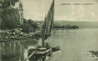 Abbázia, tengerpart, Abbazia, waterfront