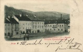 Körmöcbánya, Főtér, pénzverő hivatal / main square, Royal mint